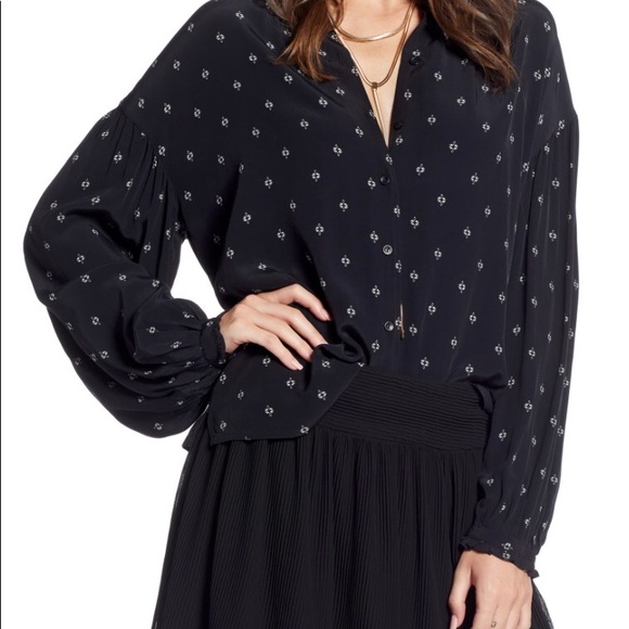 Something Navy Easy Volume Top - Picture 1 of 6